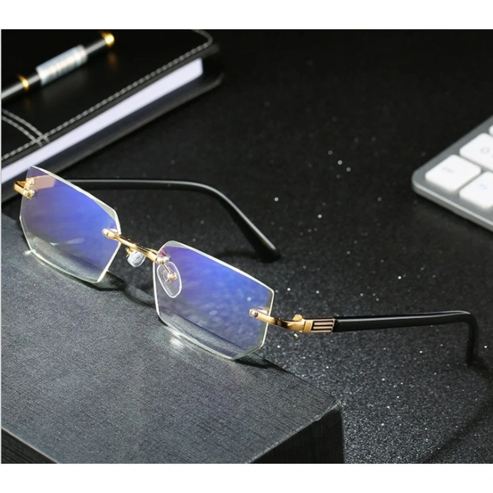 Gaming Blue Light Glasses Pro-Level Eye Protection Gamers Screen Gold Clear Lens